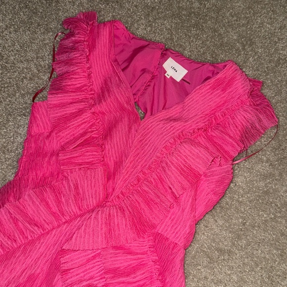 Pink Ruffled Dress - Picture 4 of 4